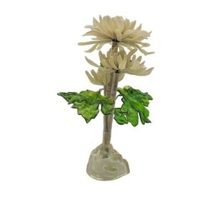 Vintage MCM Lucite Acrylic Chrysanthemum Arrangement Aprox 14"‎